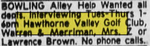 New Hawthorne Valley Country Club (Hawthorne Valley Golf Course) - Aug 7 1979 Ad (newer photo)